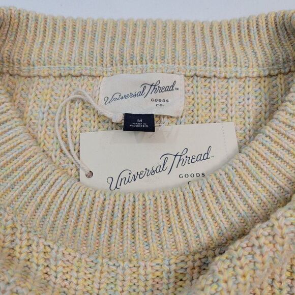 Women's Crewneck Textured Pullover Sweater - M - Picture 3 of 8